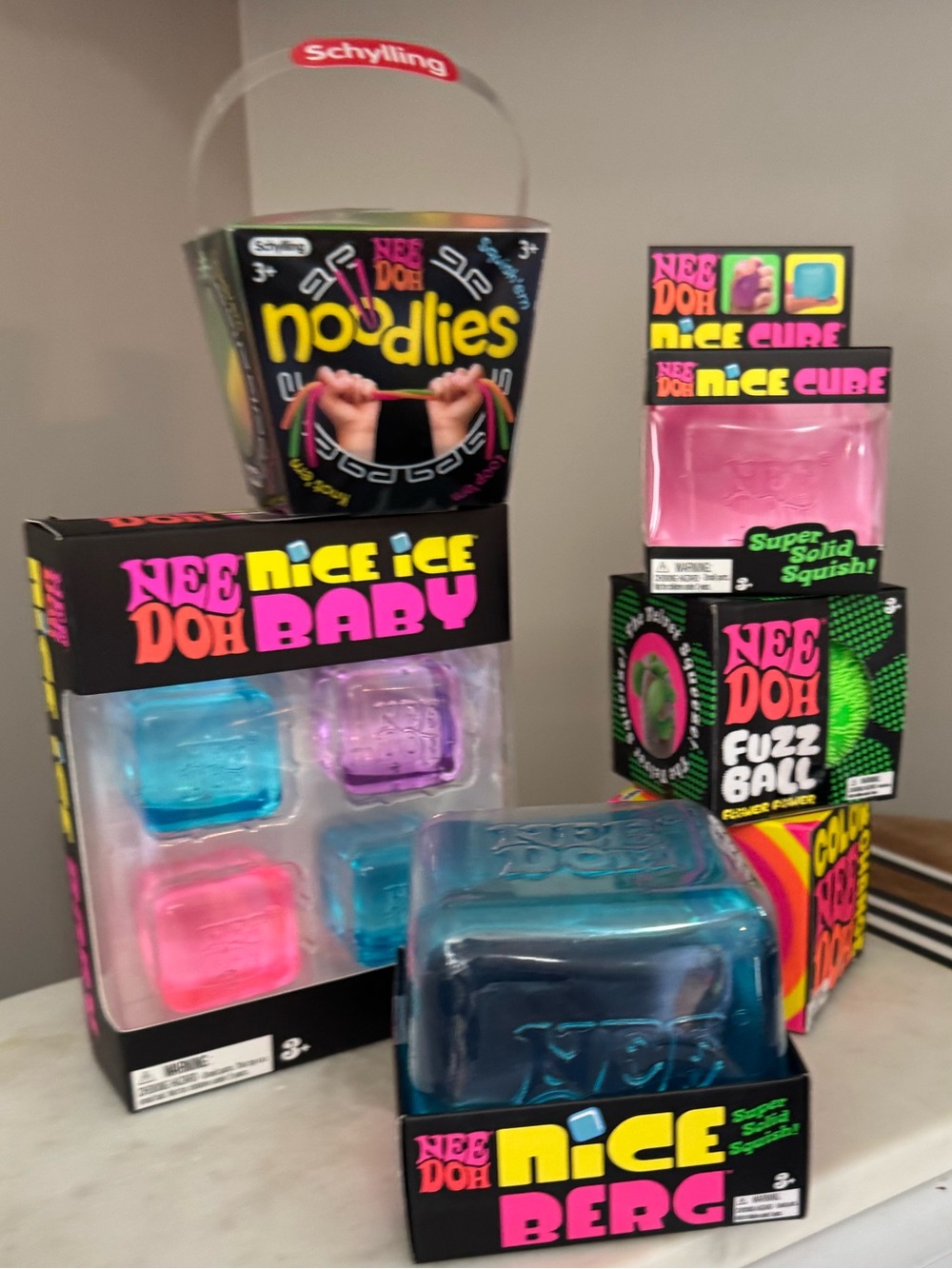 NeeDoh Nice Berg Squishy Toy - Blue (Nee Doh)